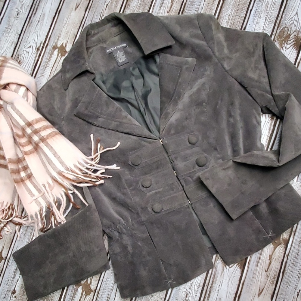 Chelsea & Theodore Corduroy Fashion Jacket Sz. 8